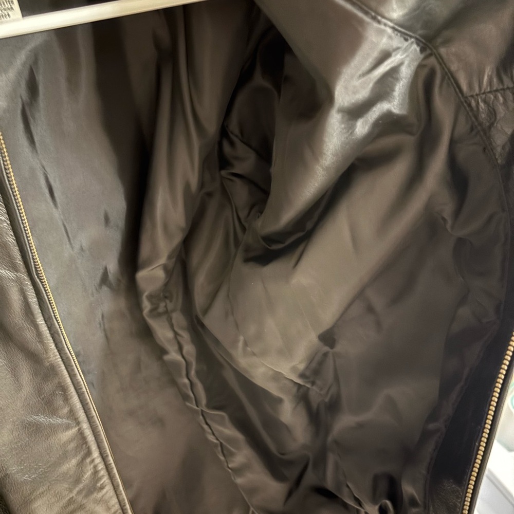 Preston & York Leather Bomber Jacket - Picture 8 of 12